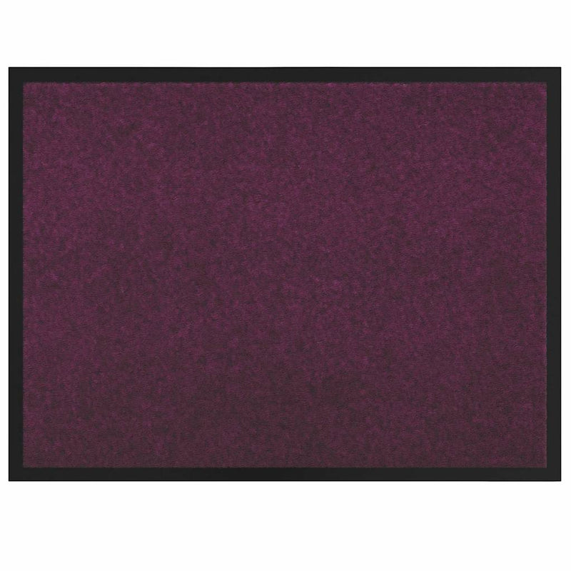 Load image into Gallery viewer, Vidaxl deurmat bordeauxrood 60 x 40 x 1.2 cm teddy stof
