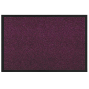 Vidaxl deurmat bordeauxrood 60 x 40 x 1.2 cm teddy stof