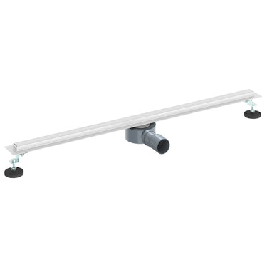 Vidaxl 360° doucheafvoer met slank model zilver 90 cm