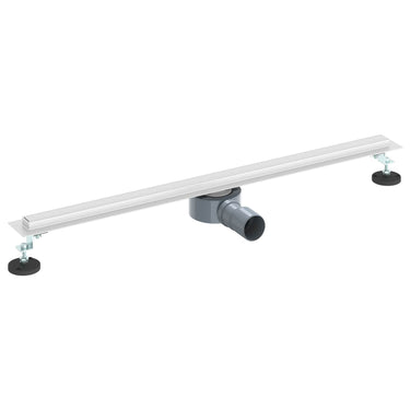 Vidaxl 360° doucheafvoer met slank model zilver 80 cm