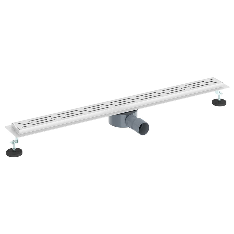 Load image into Gallery viewer, Vidaxl doucheafvoer glasdeksel met 360° sifon zilver 90 cm
