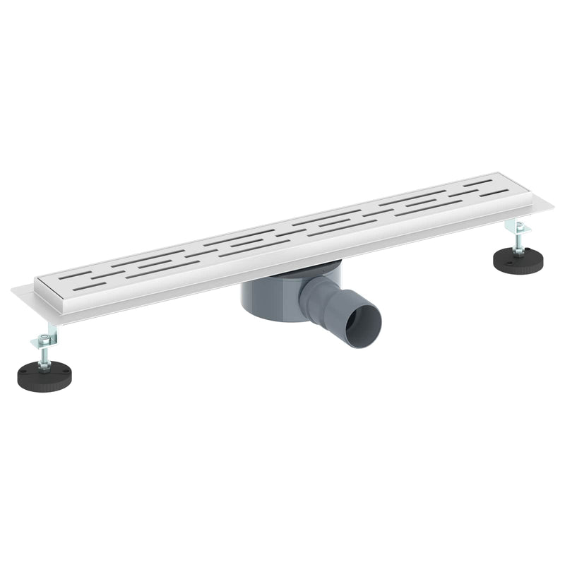 Load image into Gallery viewer, Vidaxl doucheafvoer glasdeksel met 360° sifon zilver 60 cm

