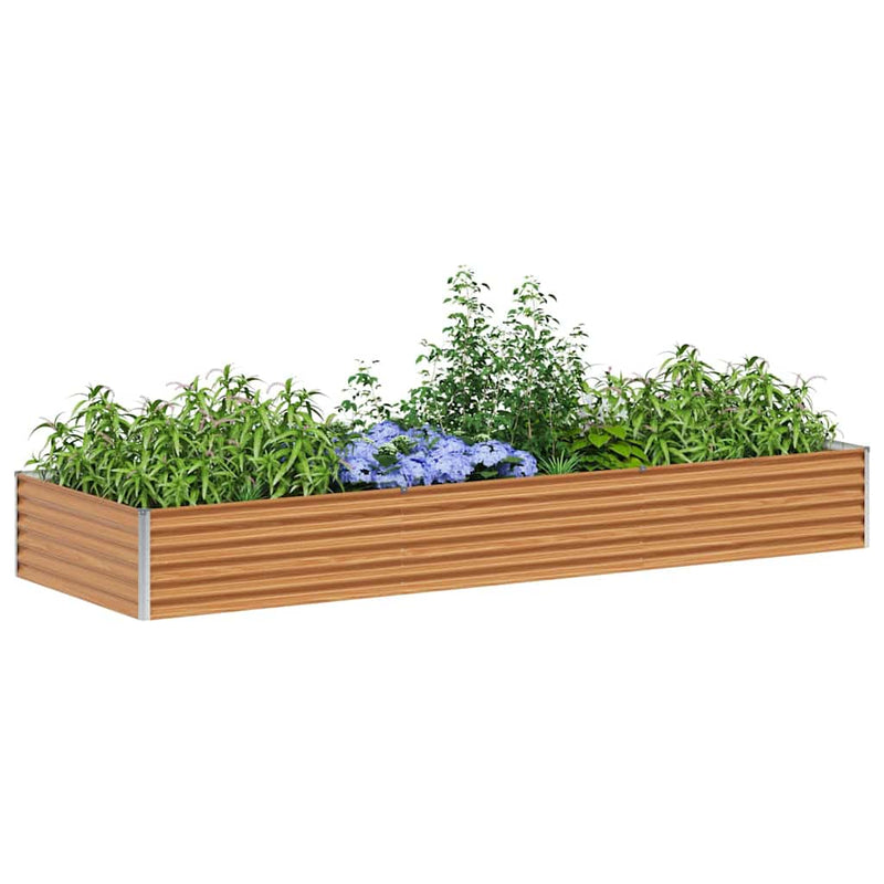 Load image into Gallery viewer, Vidaxl verhoogde plantenbak 290 x 100 x 36 cm gegalvaniseerd staal
