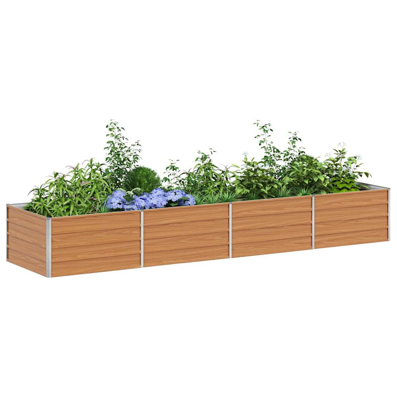 Load image into Gallery viewer, Vidaxl verhoogde plantenbak licht bruin 320 x 80 x 45 cm
