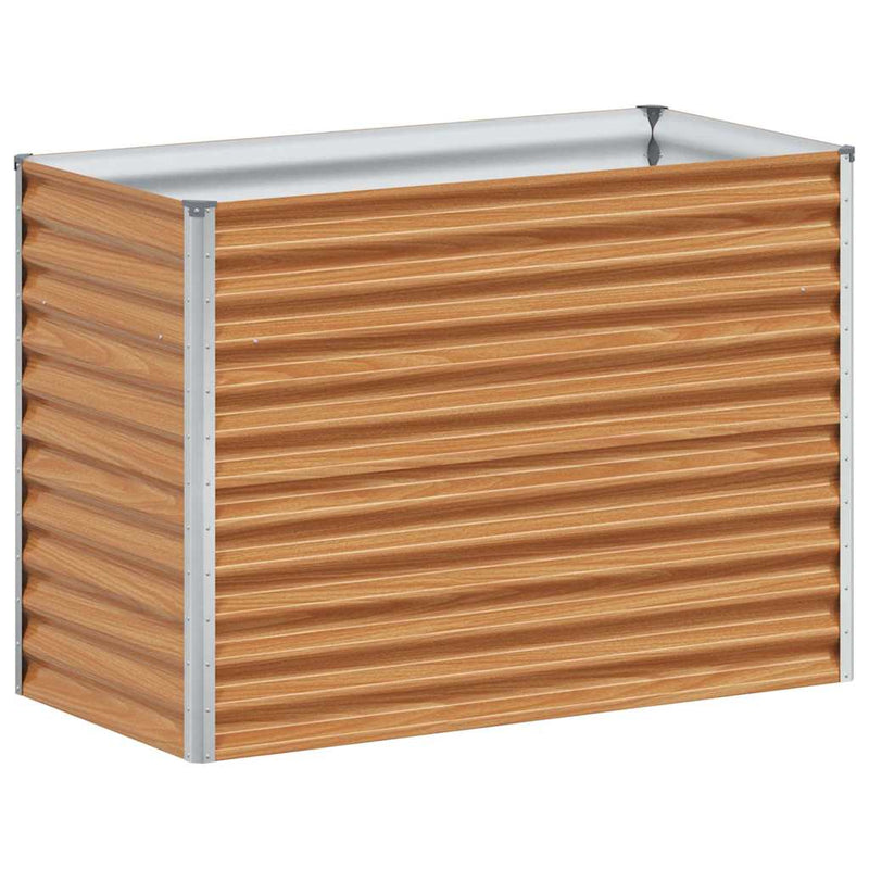 Load image into Gallery viewer, Vidaxl verhoogde plantenbak 98 x 50 x 68 cm gegalvaniseerd staal
