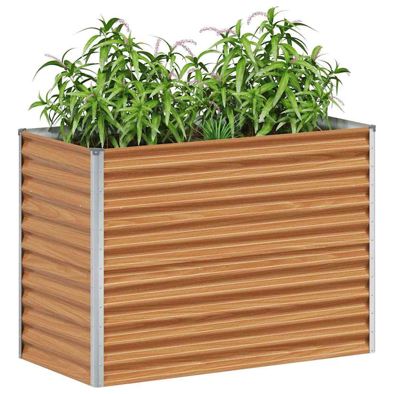 Load image into Gallery viewer, Vidaxl verhoogde plantenbak 98 x 50 x 68 cm gegalvaniseerd staal

