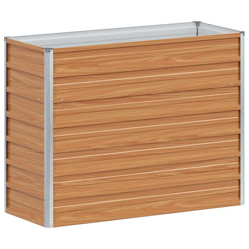 Load image into Gallery viewer, Vidaxl verhoogde plantenbak licht bruin 100 x 40 x 77 cm
