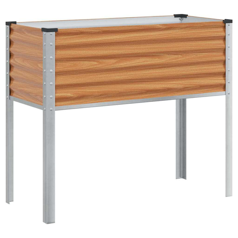 Load image into Gallery viewer, Vidaxl tuin bloempot licht bruin 100,5 x 40,5 x 90 cm
