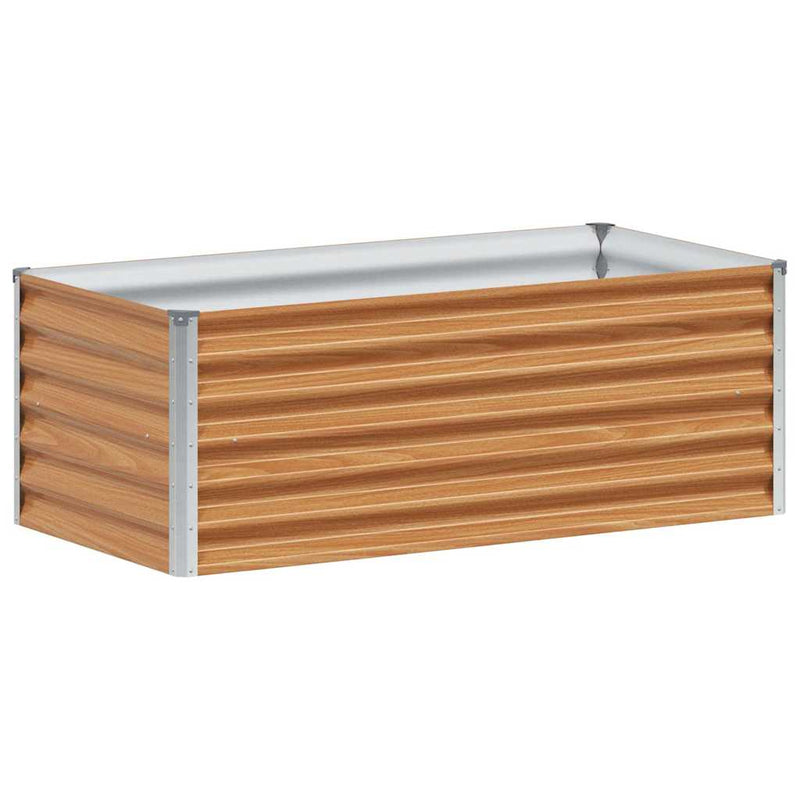 Load image into Gallery viewer, Vidaxl verhoogde plantenbak 98 x 50 x 36 cm gegalvaniseerd staal
