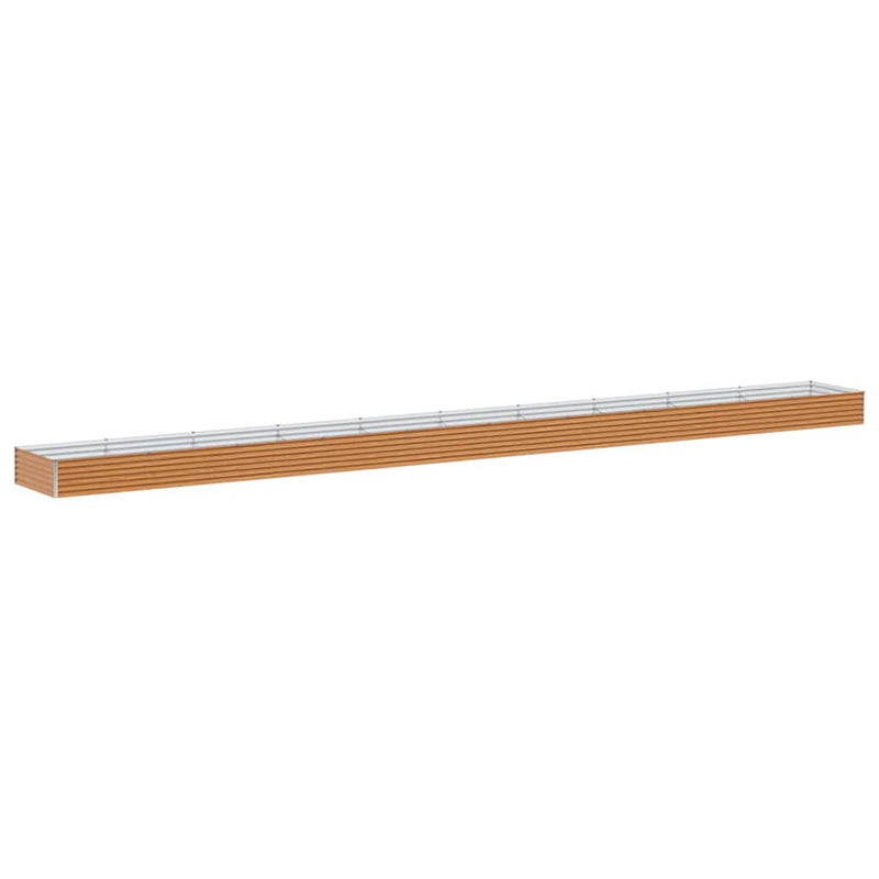 Load image into Gallery viewer, Vidaxl verhoogde plantenbak 970 x 100 x 36 cm gegalvaniseerd staal
