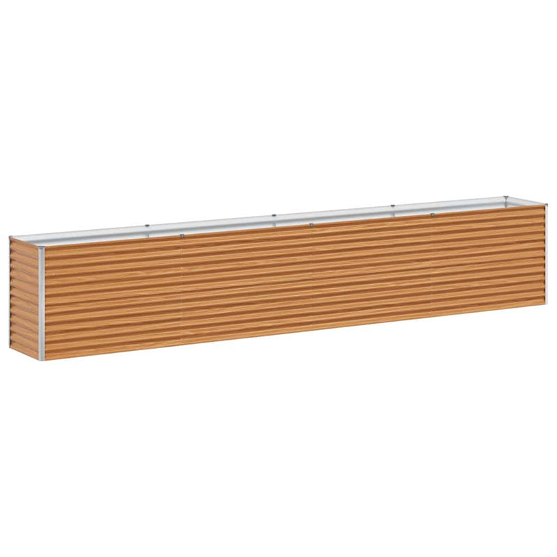Load image into Gallery viewer, Vidaxl verhoogde plantenbak 390 x 50 x 68 cm gegalvaniseerd staal
