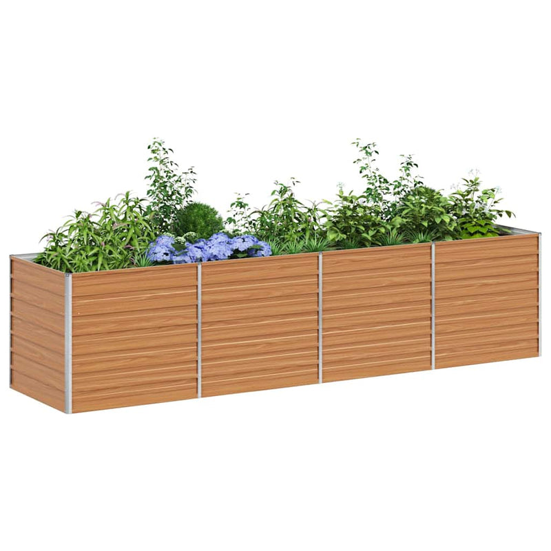Load image into Gallery viewer, Vidaxl verhoogde plantenbak licht bruin 320 x 80 x 77 cm
