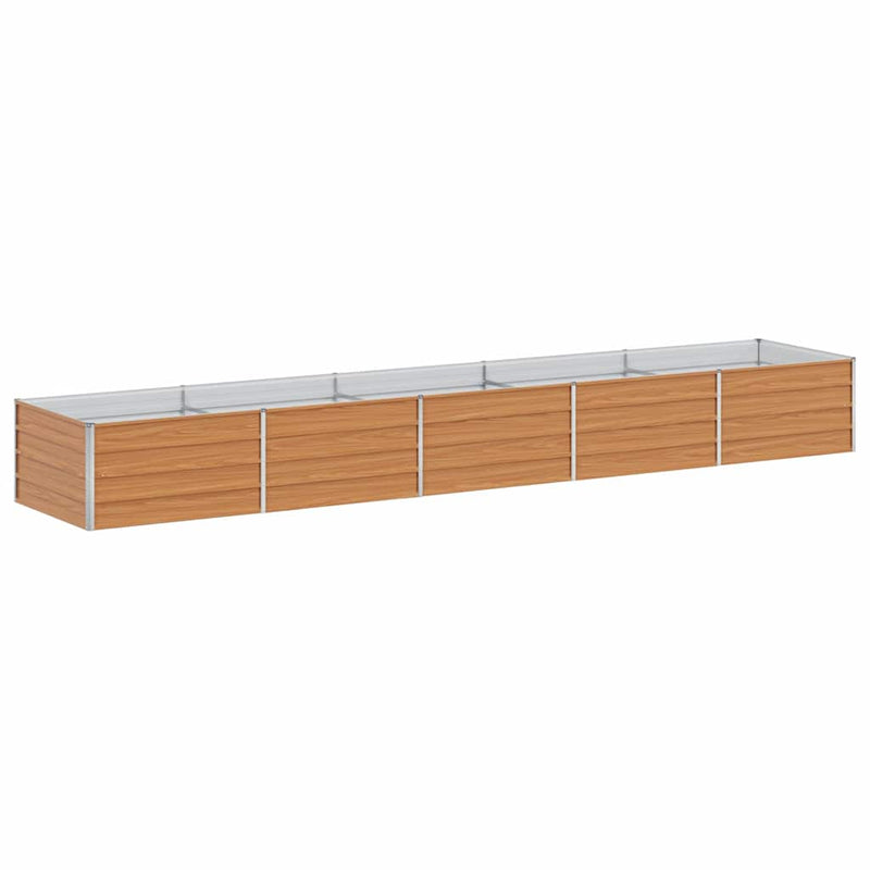 Load image into Gallery viewer, Vidaxl verhoogde plantenbak licht bruin 400 x 80 x 45 cm
