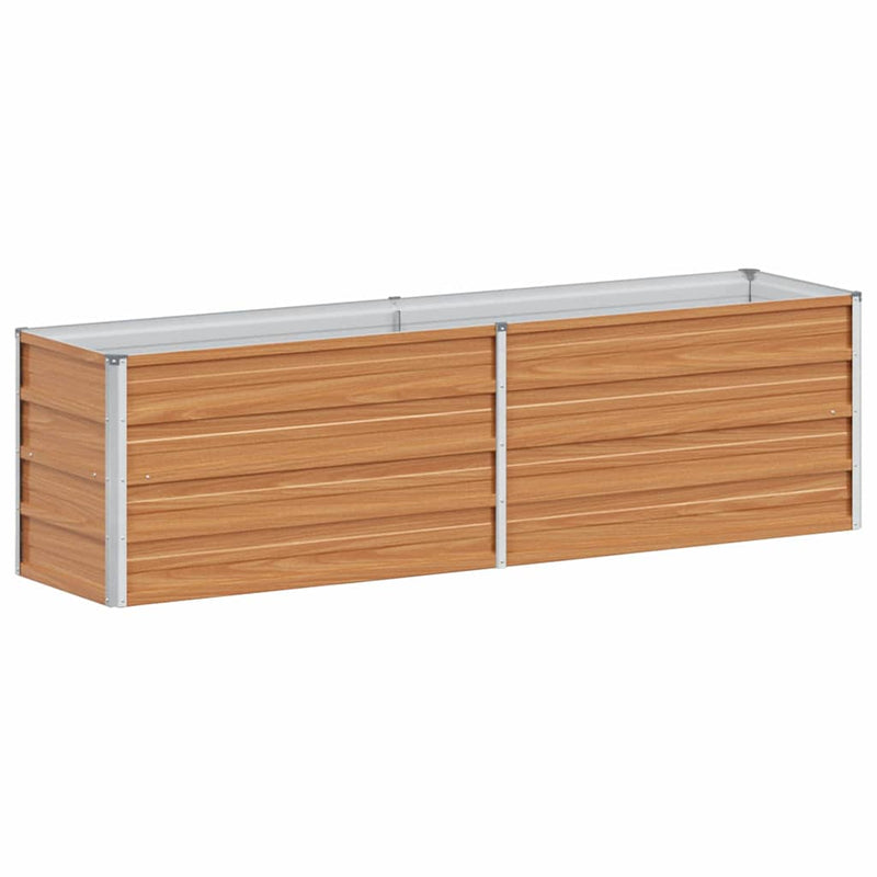 Load image into Gallery viewer, Vidaxl verhoogde plantenbak licht bruin 160 x 40 x 45 cm
