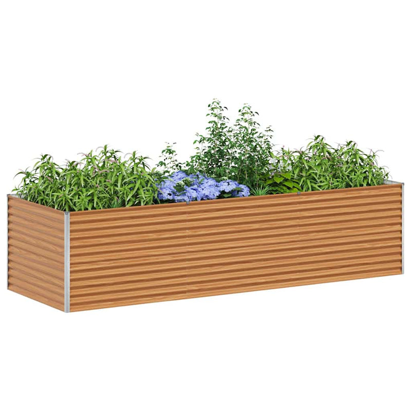 Load image into Gallery viewer, Vidaxl verhoogde plantenbak 290 x 100 x 68 cm gegalvaniseerd staal
