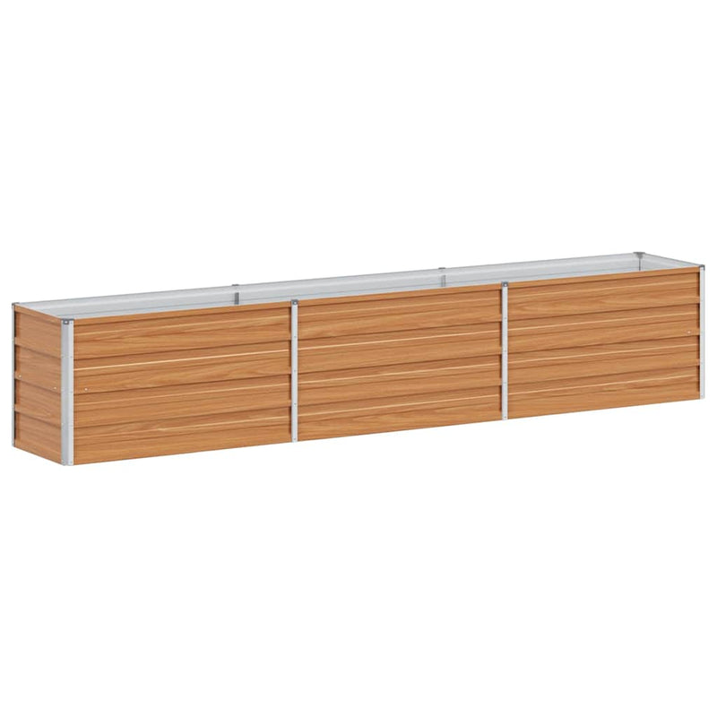 Load image into Gallery viewer, Vidaxl verhoogde plantenbak licht bruin 240 x 40 x 45 cm
