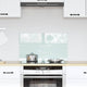 Vidaxl keukenachterwand melk 70 x 40 cm gehard glas