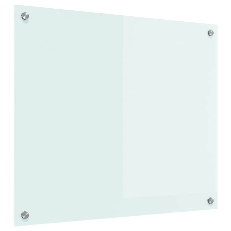 Load image into Gallery viewer, Vidaxl keuken achterwand wit 70 x 60 cm gehard glas
