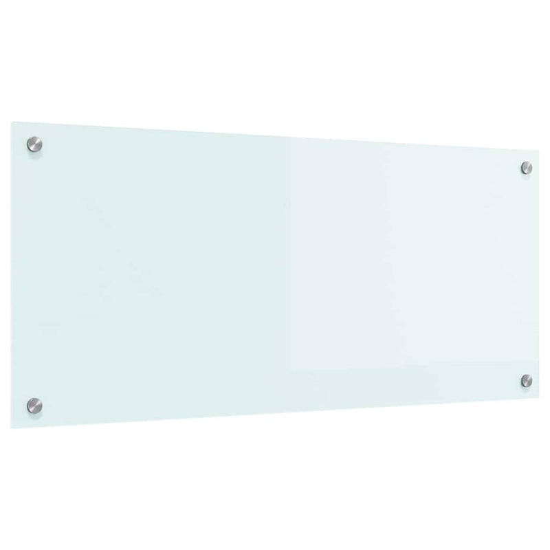 Load image into Gallery viewer, Vidaxl keuken achterwand wit 90 x 40 cm gehard glas
