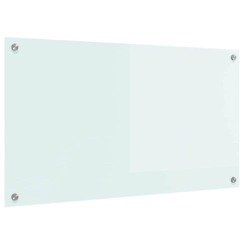 Load image into Gallery viewer, Vidaxl keuken achterwand wit 90 x 50 cm gehard glas
