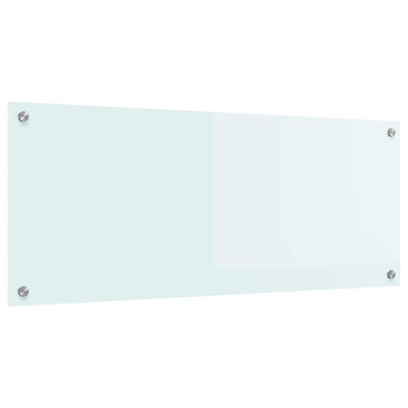 Vidaxl keuken achterwand wit 100 x 40 cm gehard glas