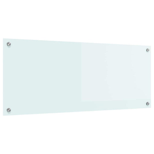 Vidaxl keuken achterwand wit 100 x 40 cm gehard glas