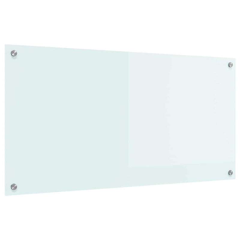 Load image into Gallery viewer, Vidaxl keuken achterwand wit 100 x 50 cm gehard glas
