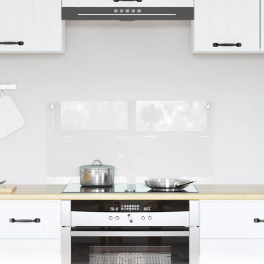 Vidaxl keuken achterwand doorzichtig 80 x 40 cm gehard glas