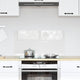 Vidaxl keuken achterwand doorzichtig 80 x 40 cm gehard glas
