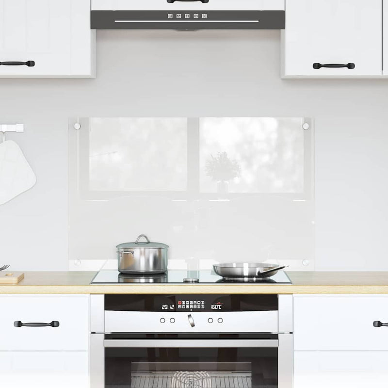 Load image into Gallery viewer, Vidaxl keuken achterwand doorzichtig 80 x 50 cm gehard glas
