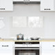 Vidaxl keuken achterwand doorzichtig 80 x 50 cm gehard glas