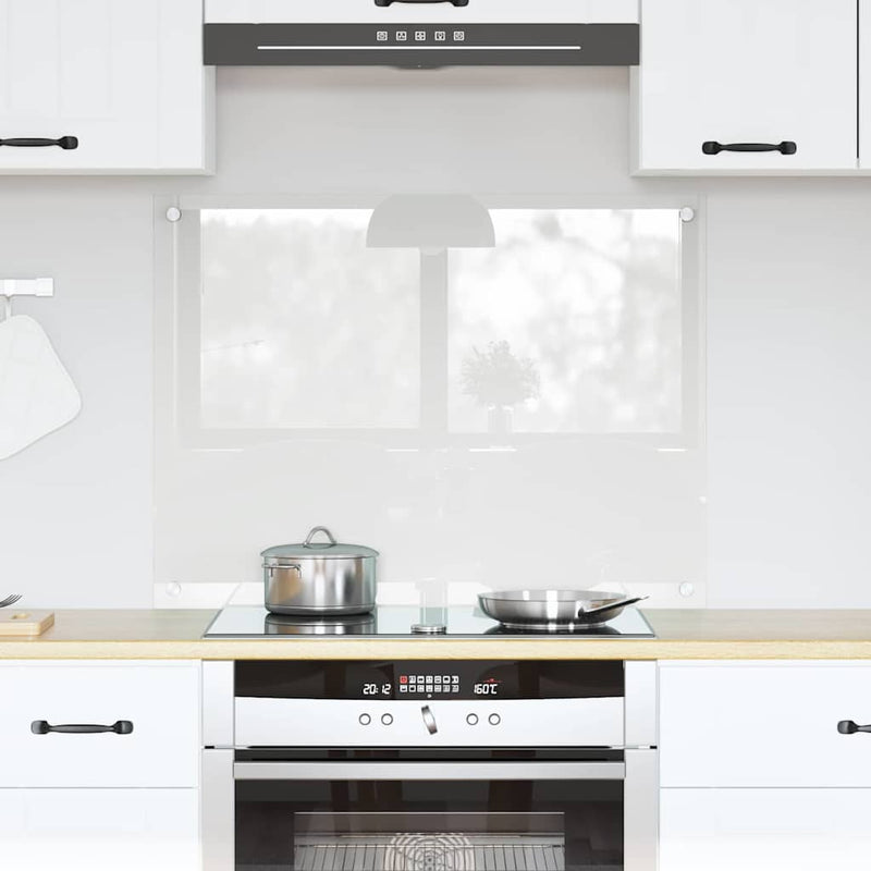 Load image into Gallery viewer, Vidaxl keuken achterwand doorzichtig 80 x 60 cm gehard glas
