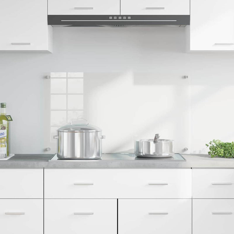 Load image into Gallery viewer, Vidaxl keuken achterwand doorzichtig 90 x 50 cm gehard glas
