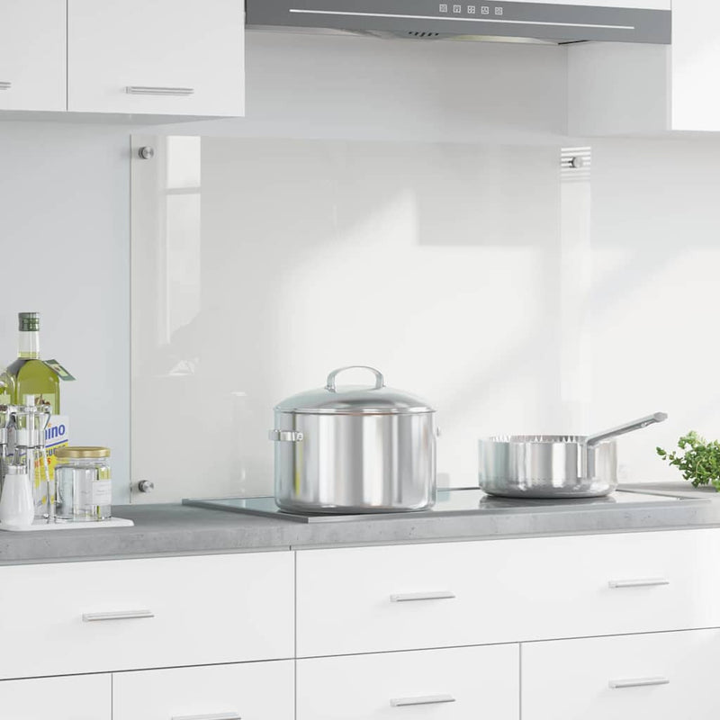 Load image into Gallery viewer, Vidaxl keuken achterwand doorzichtig 90 x 60 cm gehard glas
