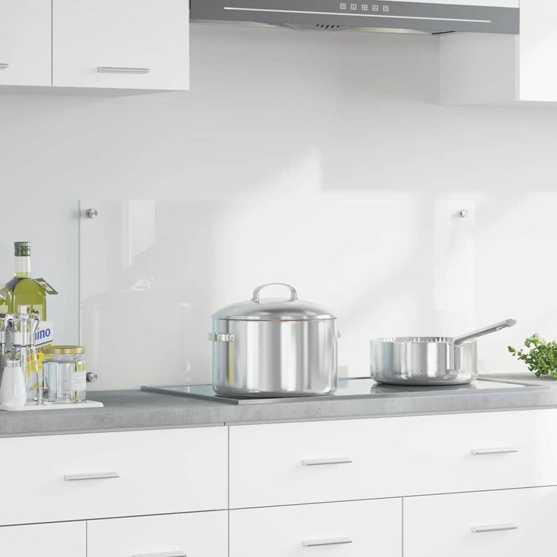 Load image into Gallery viewer, Vidaxl keuken achterwand doorzichtig 100 x 40 cm gehard glas
