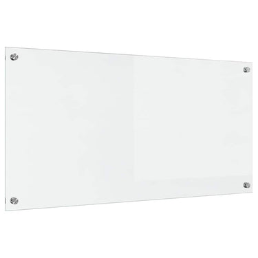 Vidaxl keuken achterwand doorzichtig 100 x 50 cm gehard glas