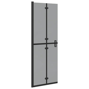 Vidaxl inloopdouchewand zwart 90 x 6.5 x 190 cm