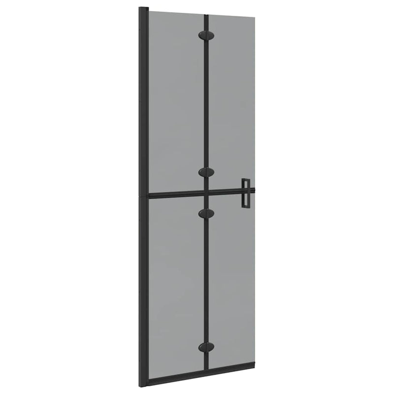 Load image into Gallery viewer, Vidaxl inloopdouchewand zwart 90 x 6.5 x 190 cm
