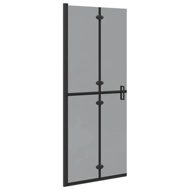 Vidaxl inloopdouchewand zwart 90 x 6.5 x 190 cm