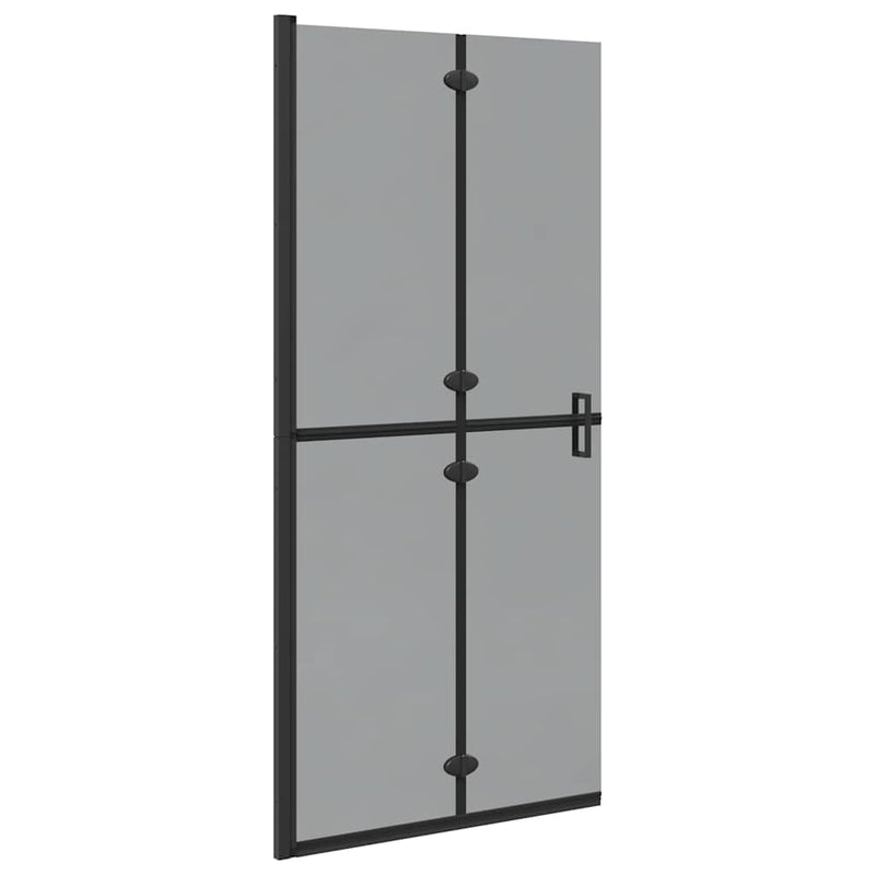 Load image into Gallery viewer, Vidaxl inloopdouchewand zwart 90 x 6.5 x 190 cm
