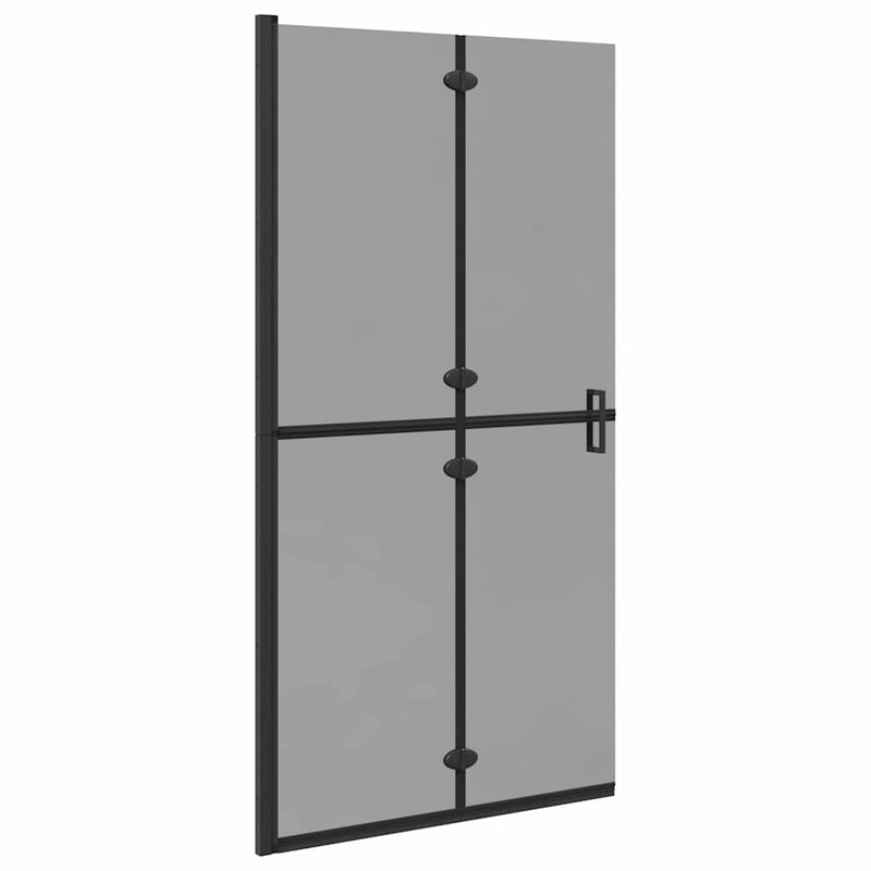 Load image into Gallery viewer, Vidaxl inloopdouchewand zwart 90 x 6.5 x 190 cm

