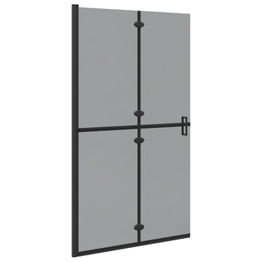 Vidaxl inloopdouchewand zwart 90 x 6.5 x 190 cm