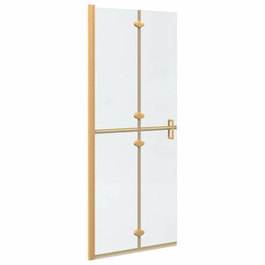 Vidaxl inloopdouchewand goud 90 x 6.5 x 190 cm