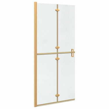 Vidaxl inloopdouchewand goud 90 x 6.5 x 190 cm