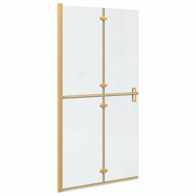 Load image into Gallery viewer, Vidaxl inloopdouchewand goud 90 x 6.5 x 190 cm
