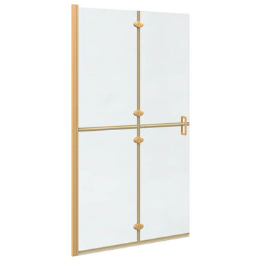 Vidaxl inloopdouchewand goud 90 x 6.5 x 190 cm