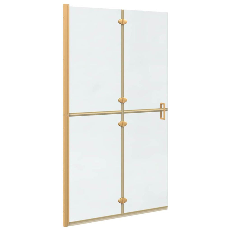 Load image into Gallery viewer, Vidaxl inloopdouchewand goud 90 x 6.5 x 190 cm
