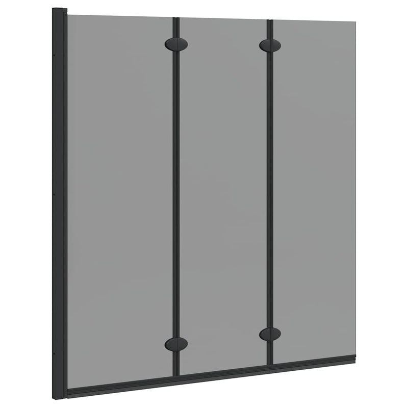 Load image into Gallery viewer, Vidaxl douche omhulsel zwart 130 x 138 cm esg-glas en aluminium
