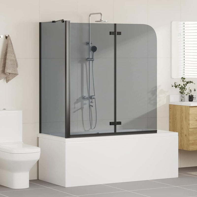 Load image into Gallery viewer, Vidaxl douche omhulsel zwart 120 x 68 x 130 cm esg-glas en aluminium
