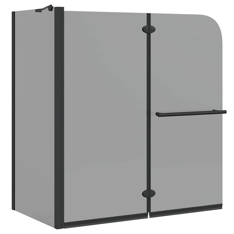 Load image into Gallery viewer, Vidaxl bi-vouw douche omheining donker transparant 120 x 67 x 129 cm

